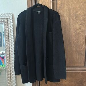 J. Crew Black sweater Blazer/Cardigan